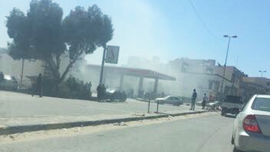 صورة لحريق محطة 55 المنشية